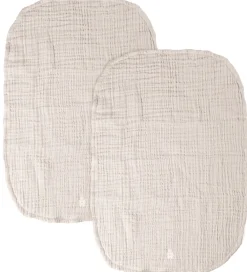 Sebra Pusletid|Puslepuder Og -Underlag*Pusleunderlag - 2-pak - Musselin - Birchbark Rose