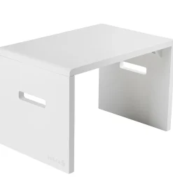 Skamler|Møbler-Sebra Skammel - 23,5x23,5x36 cm - Hvid