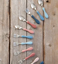 Babyskeer-Sebra Skesæt - Stainless Steel - Powder Blue