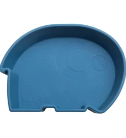 Skåle-Sebra Skål - Silikone - Fanto - Nordic Blue