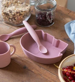 Sebra Skåle*Skål - Silikone - Fanto - Vintage Rose