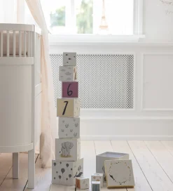 Stablelegetøj-Sebra Stablekasse - World Of - 10 stk - Beige
