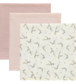 Stofbleer|Pusletid-Sebra Stofbleer - 3-Pak - 75x75 cm - Rose