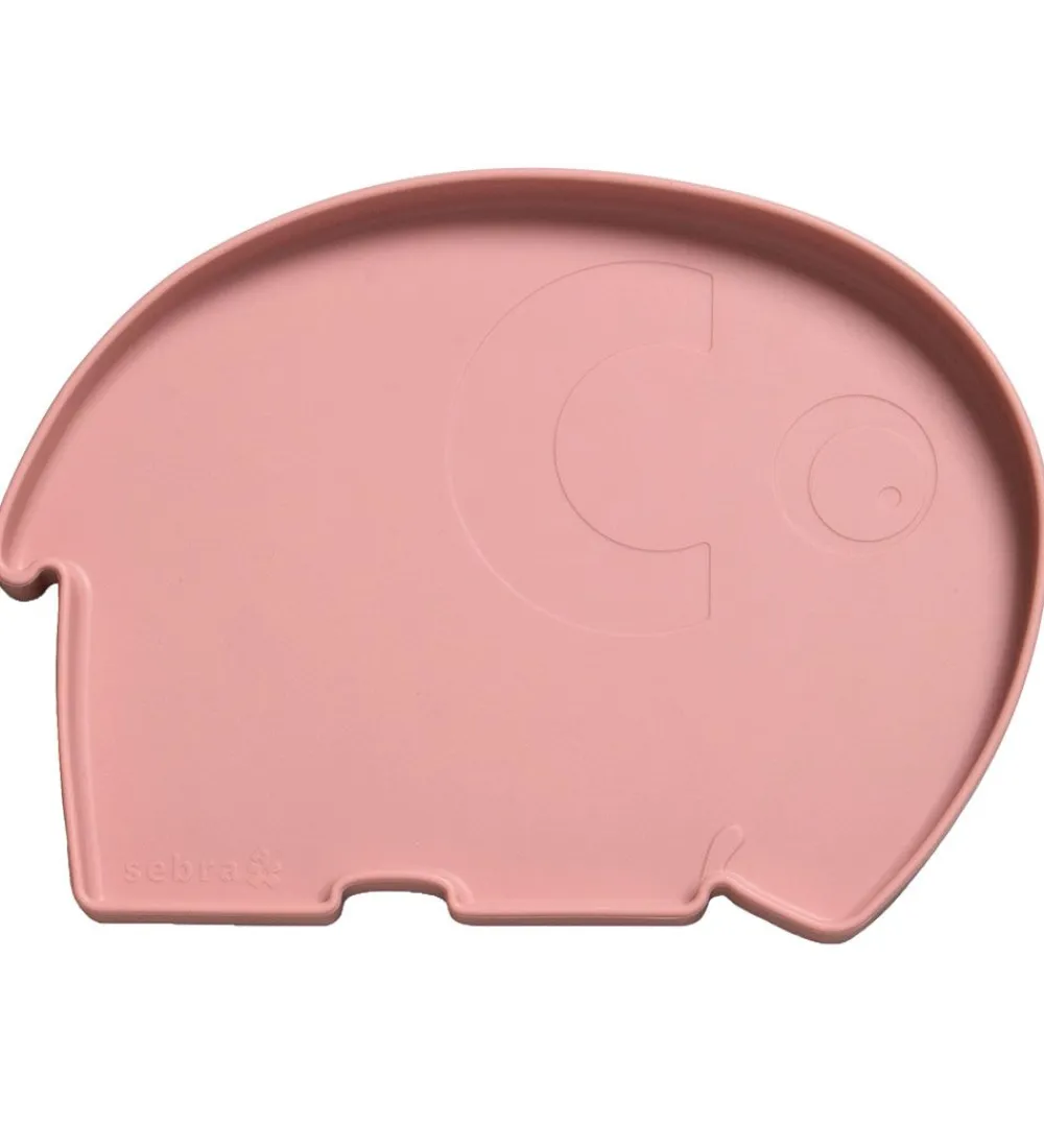 Tallerkener-Sebra Tallerken - Silikone - Fanto - Blossom Pink