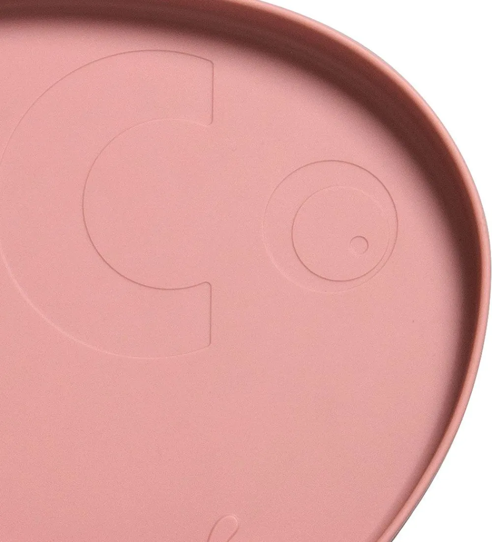 Tallerkener-Sebra Tallerken - Silikone - Fanto - Blossom Pink