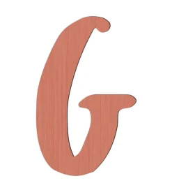 Sebra Bogstaver*Træbogstaver - G - Watermelon Pink