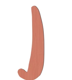 Sebra Bogstaver*Træbogstaver - J - Watermelon Pink