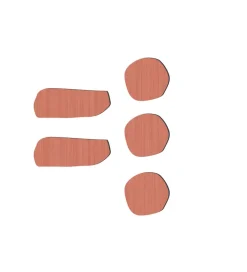 Bogstaver-Sebra Træbogstaver - Tegn - Watermelon Pink