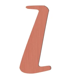 Sebra Bogstaver*Træbogstaver - Z - Watermelon Pink