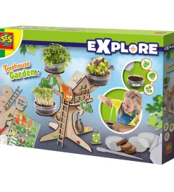Kreasæt-SES Creative - Explore - Byg Selv Urtehavehus