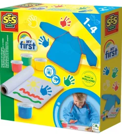 Maling-SES Creative - Min Første Fingermaling m. Forklæde