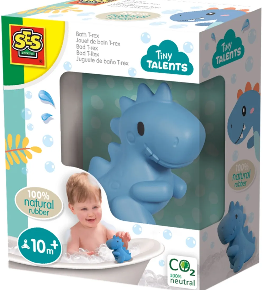 SES Creative Strandlegetøj|Badedyr*Badedyr - T-Rex - Naturgummi