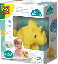 Strandlegetøj|Badedyr-SES Creative Badedyr - Triceratops - Naturgummi