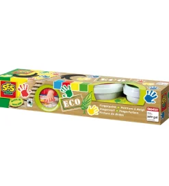 SES Creative Maling*Fingermaling - 4x120 ml - Lyse Farver