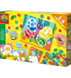 SES Creative Kreasæt*Kreasæt - Montessori - Sorter Former Og Farver