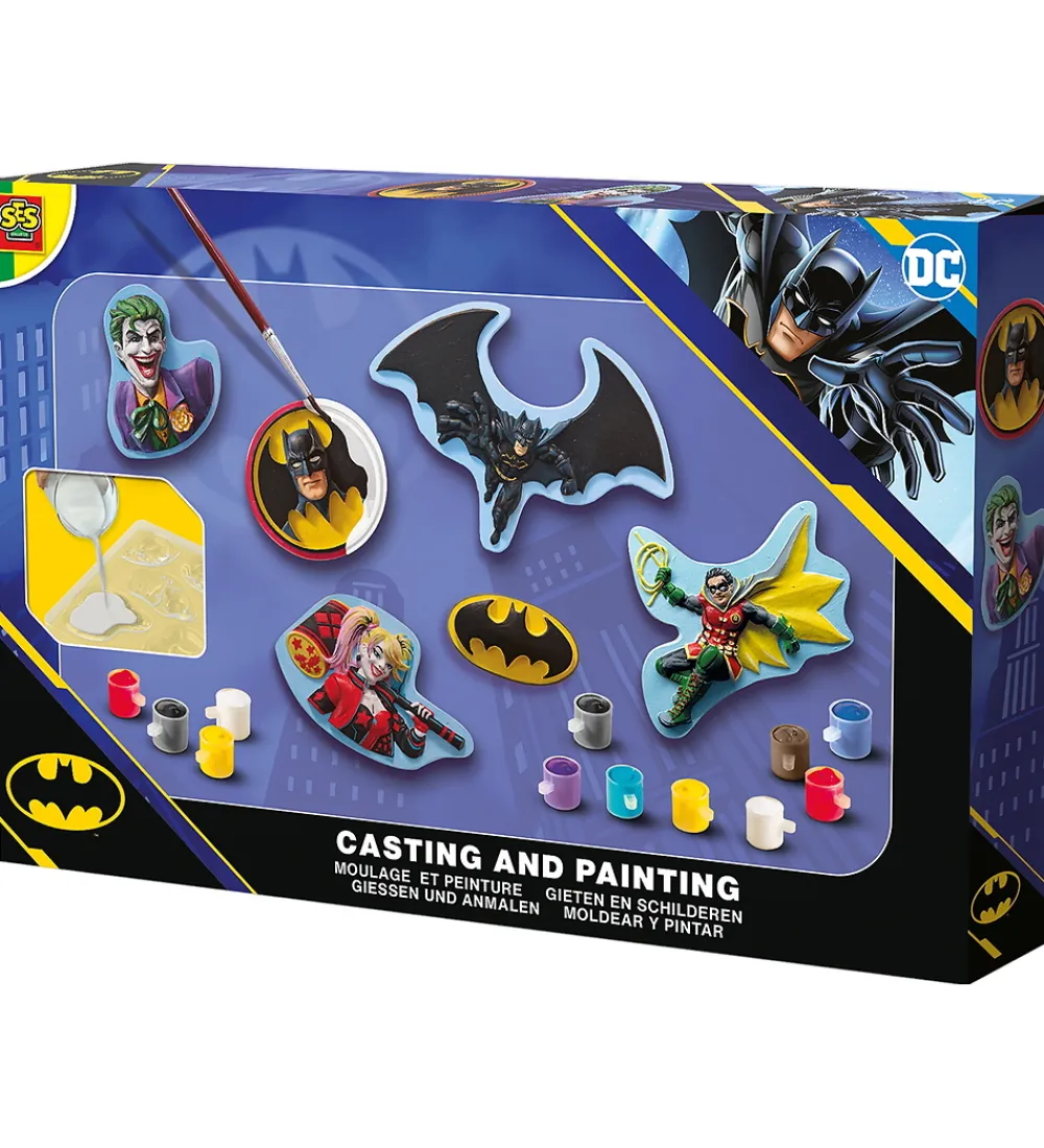 SES Creative Kreasæt*Kreasæt - Støb & Mal - Batman