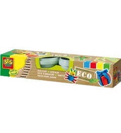 Modellervoks-SES Creative Modellervoks - ECO - 4x90 g - 4 Farver