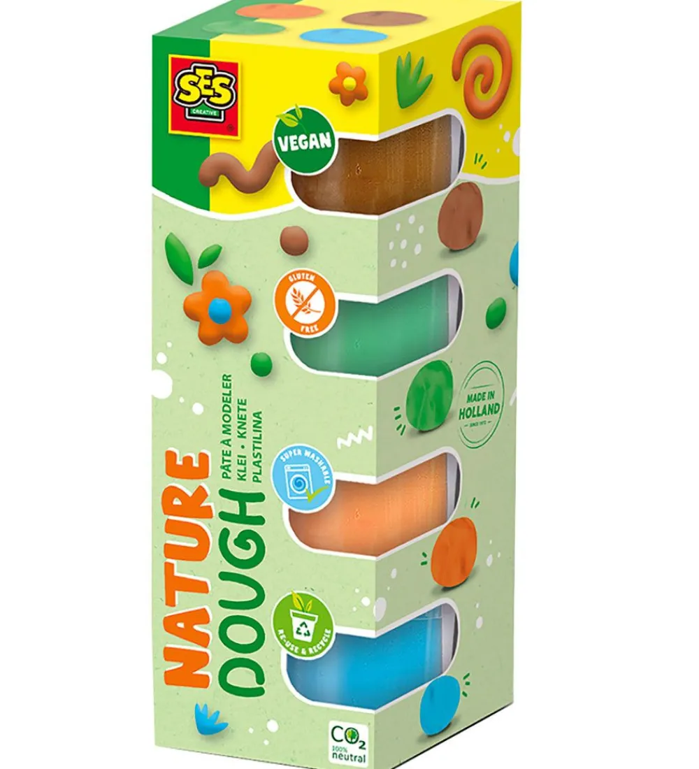 SES Creative Modellervoks*Modellervoks - 4x90 g - Nature