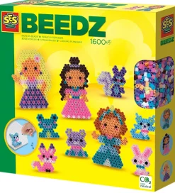 SES Creative Perler*Perler - Strygeperler - 1600 stk - Prinsesser Og Kæ