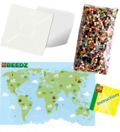 SES Creative Perler*Perler - Strygeperler - 3500 stk - Verdens Dyr
