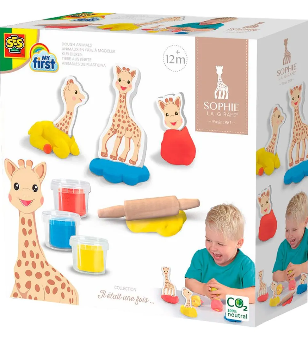 Modellervoks-SES Creative x Sophie La Girafe - Dyr m. Modellervoks