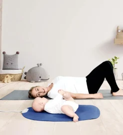 Puslepuder Og -Underlag-Shnuggle Puslemåtte - Yoga - Navy
