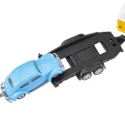 Siku Biler, Tog Og Køretøjer*Bil m. Trailer - VW T1 m. Trailer & VW Beetle - 1:50