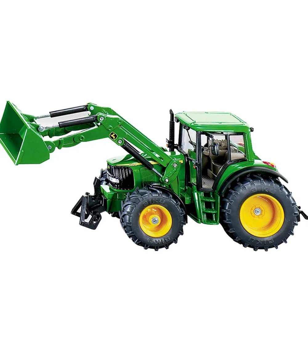 Traktorer-Siku Frontlæsser - John Deere - 1:32 - Grøn