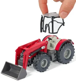 Siku Traktorer*Frontlæsser - Massey Ferguson - 1:50 - Rød