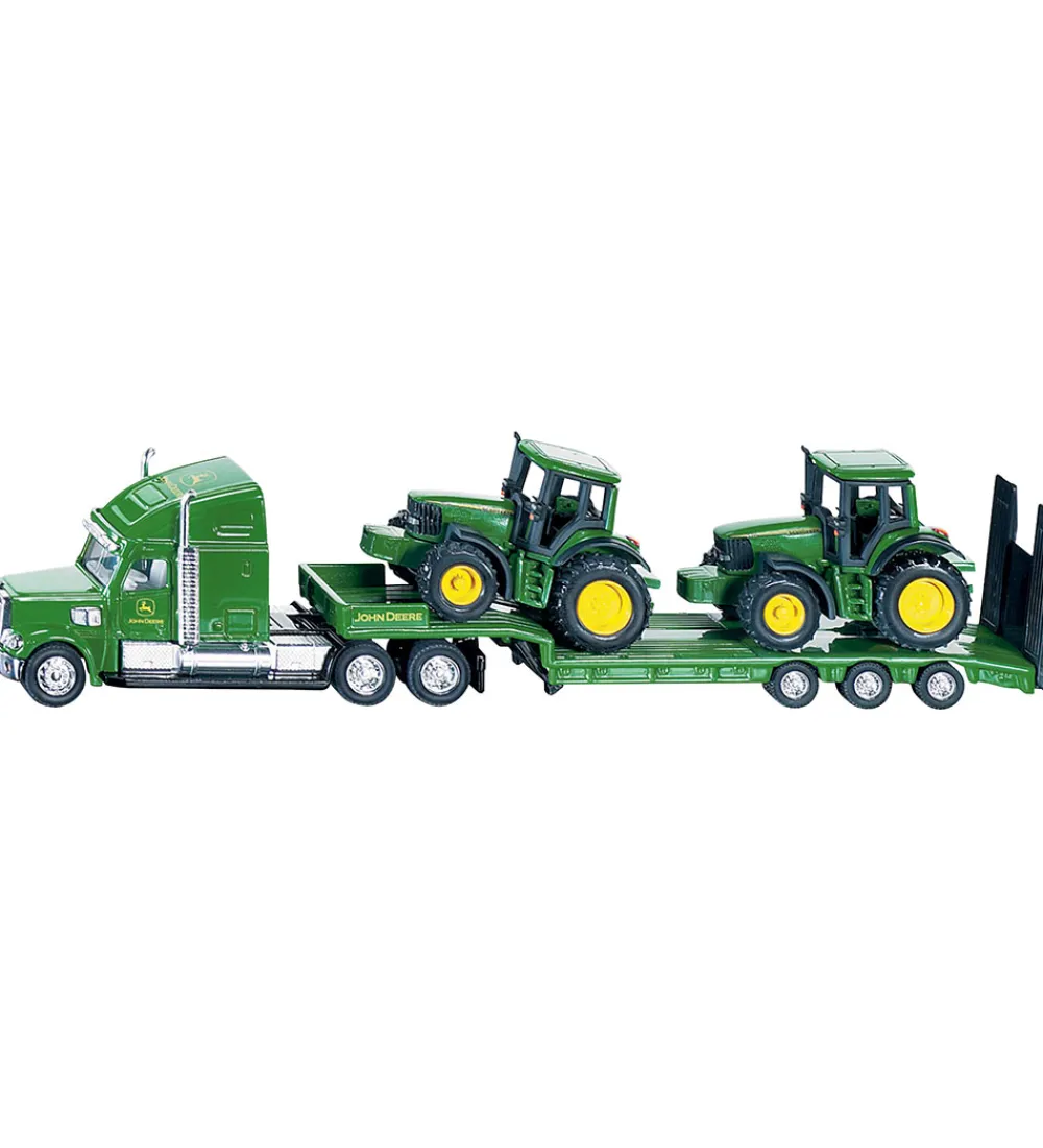 Siku Traktorer*Lastbil m. 2 Traktorer - 1:87 - Low Loader With John Deere