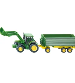 Traktorer-Siku Traktor m. Anhænger - 1:87 - John Deere With Front Loader A