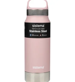 Termoflasker|Drikkedunke-Sistema Termoflaske - Stainless Steel - 650 ml - Rosa