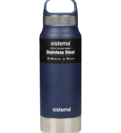 Termoflasker|Drikkedunke-Sistema Termoflaske - Stainless Steel - 650 ml - Blå