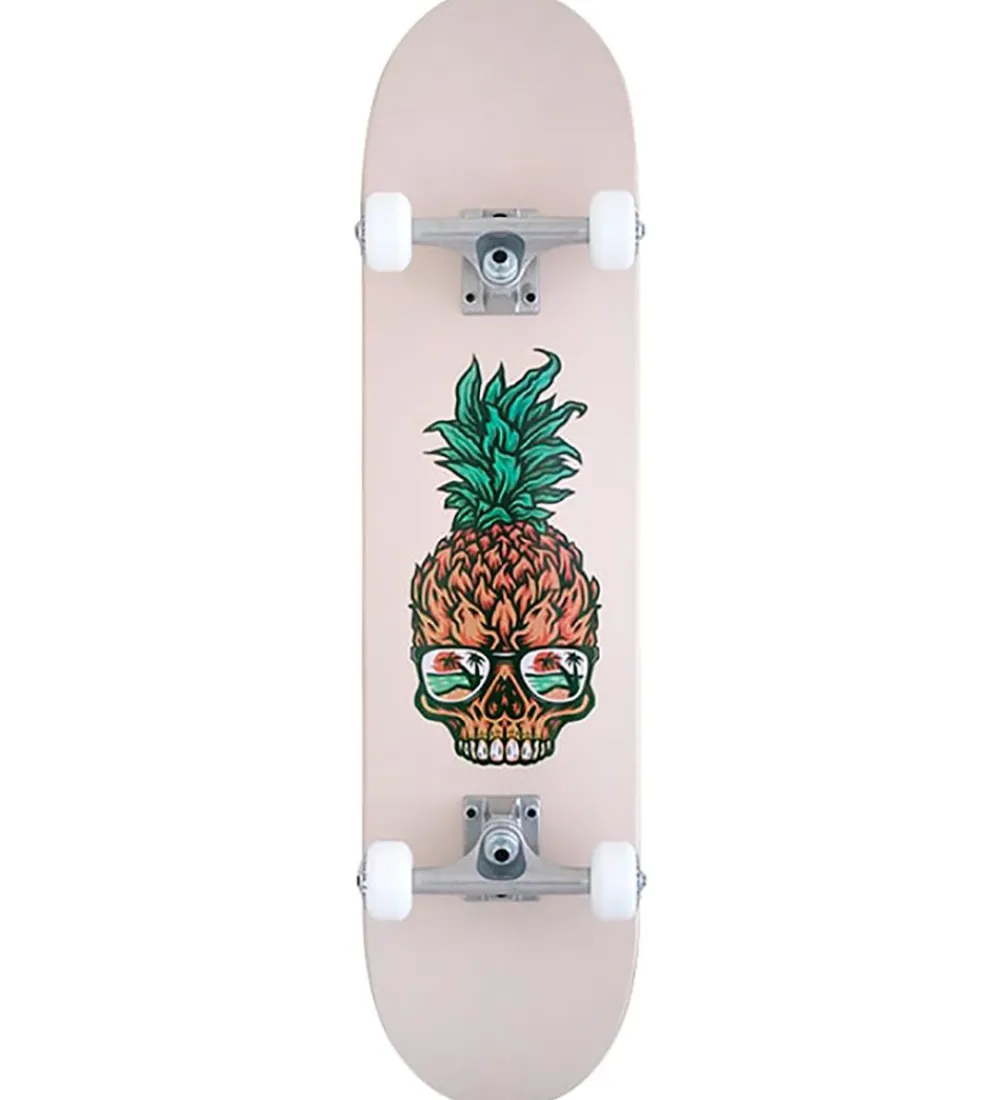 Skateboards-SkatenHagen Skateboard - 7.25" - Pineapple Skull