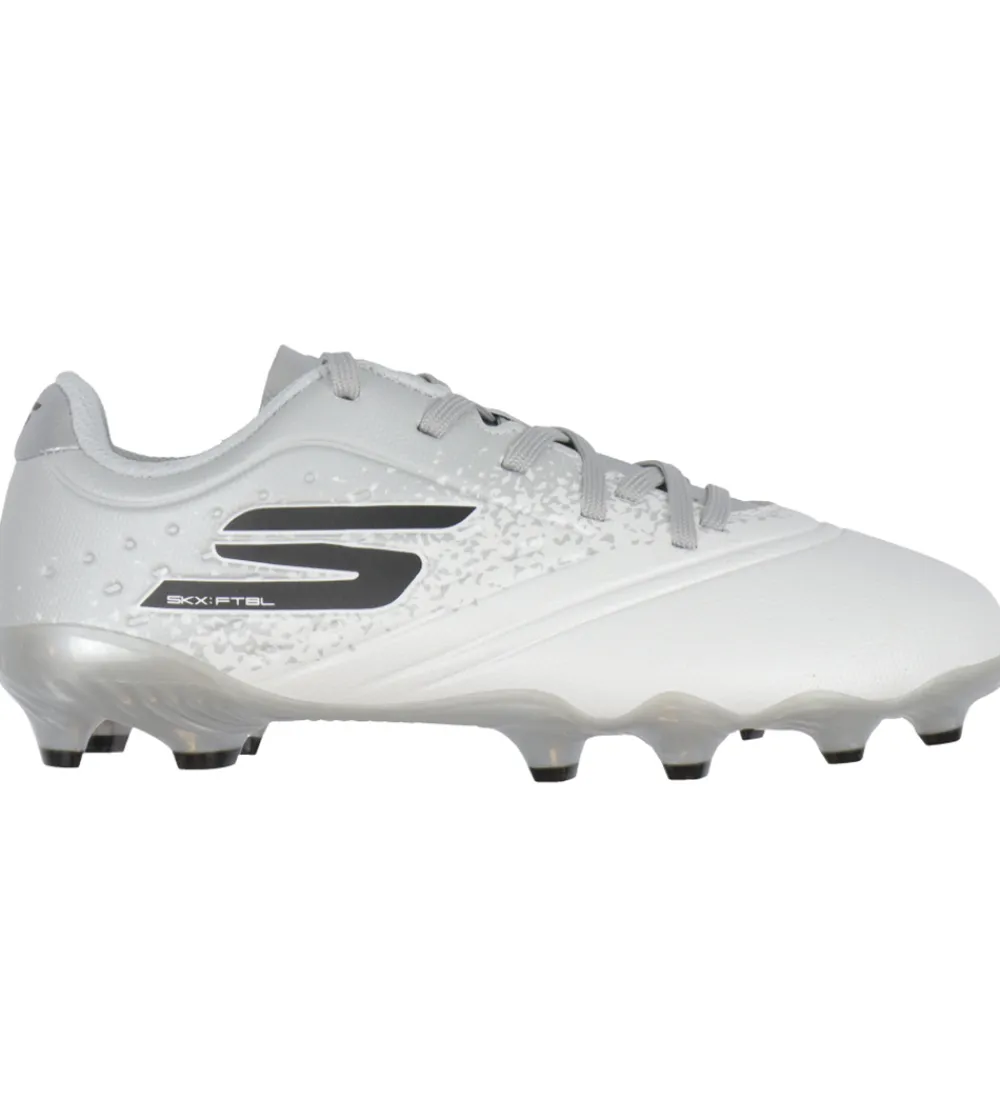 Skechers Fodboldstøvler - Græs (Fg)*Fodboldstøvler - Razor 1.5 JR TD FG - Hvid/Sølv