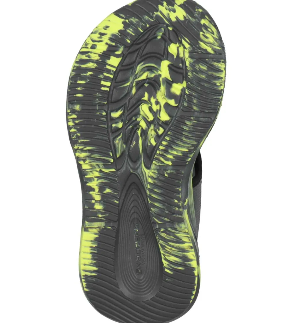 Sandaler|Blinkesko-Skechers Sandal m. Lys - Light Sola - Charcaol/Black