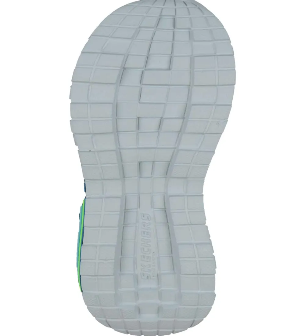 Sandaler-Skechers Sandaler - Mega Splash 4K - Sort/Blå/Grøn