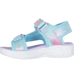 Skechers Blinkesko*Sandaler m. Lys - Unicorn Dreams - Purple Multicolor