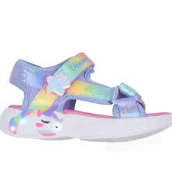 Skechers Blinkesko*Sandaler m. Lys - S Lights Unicorn Dreams - Blue/Multi