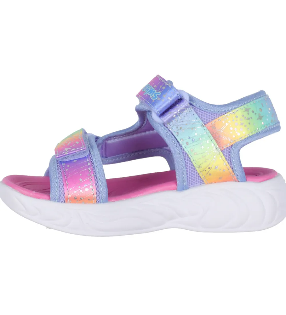 Skechers Blinkesko*Sandaler m. Lys - S Lights Unicorn Dreams - Blue/Multi