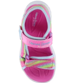 Skechers Blinkesko*Sandaler m. Lys - Unicorn Dreams - Pink/Multi
