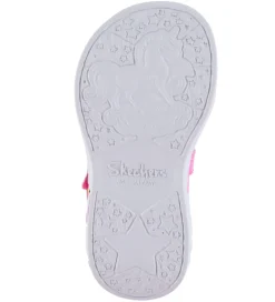 Skechers Blinkesko*Sandaler m. Lys - Unicorn Dreams - Pink/Multi