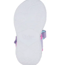 Blinkesko-Skechers Sandaler m. Lys - Dreamy Unicorns - Lavender/Multi
