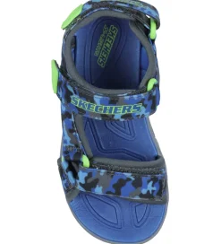 Blinkesko-Skechers Sandaler m. Lys - Hypno-Splash - Blue Lime