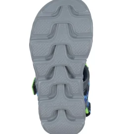 Blinkesko-Skechers Sandaler m. Lys - Hypno-Splash - Blue Lime