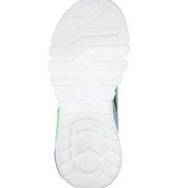 Skechers Blinkesko*Sko m. Lys - Dezlo - Sort/Blå/Lime