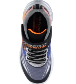 Blinkesko-Skechers Sko m. Lys - Flex-Glow Ultra - Sort/Blå