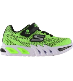 Skechers Blinkesko*Sko m. Lys - Flex-Glow Elite - Lime Black