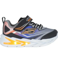Blinkesko-Skechers Sko m. Lys - Glow Ultra - Sort/Sølv
