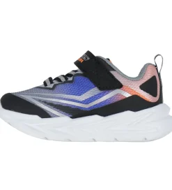 Blinkesko-Skechers Sko m. Lys - Glow Ultra - Sort/Sølv